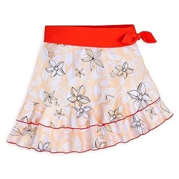 Disney Store Moana Cover-up Skirt sz 7/8 - Picture 1 of 5